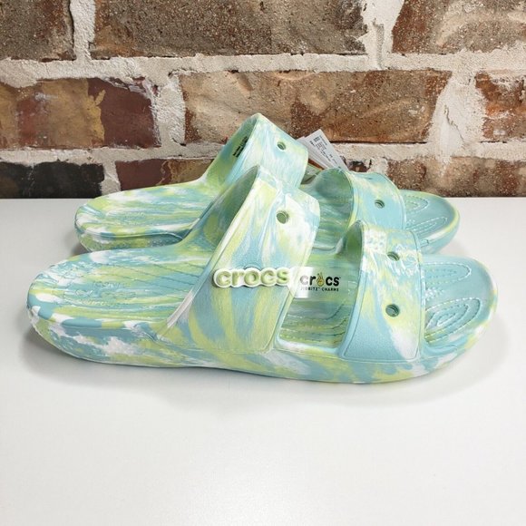 Crocs Classic Marbled Clog Sandal 207701-4SU Mens Sz 10 main image 4